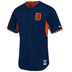 Majestic Detroit Tigers Road Authentic Cool Base Batting Practice Jersey